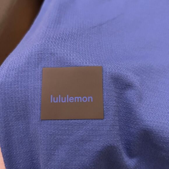 NEW Lululemon Athletica Lightweight Cinch Hem Hiking Purple Short Sleeve Tee Sz8 - Picture 7 of 12